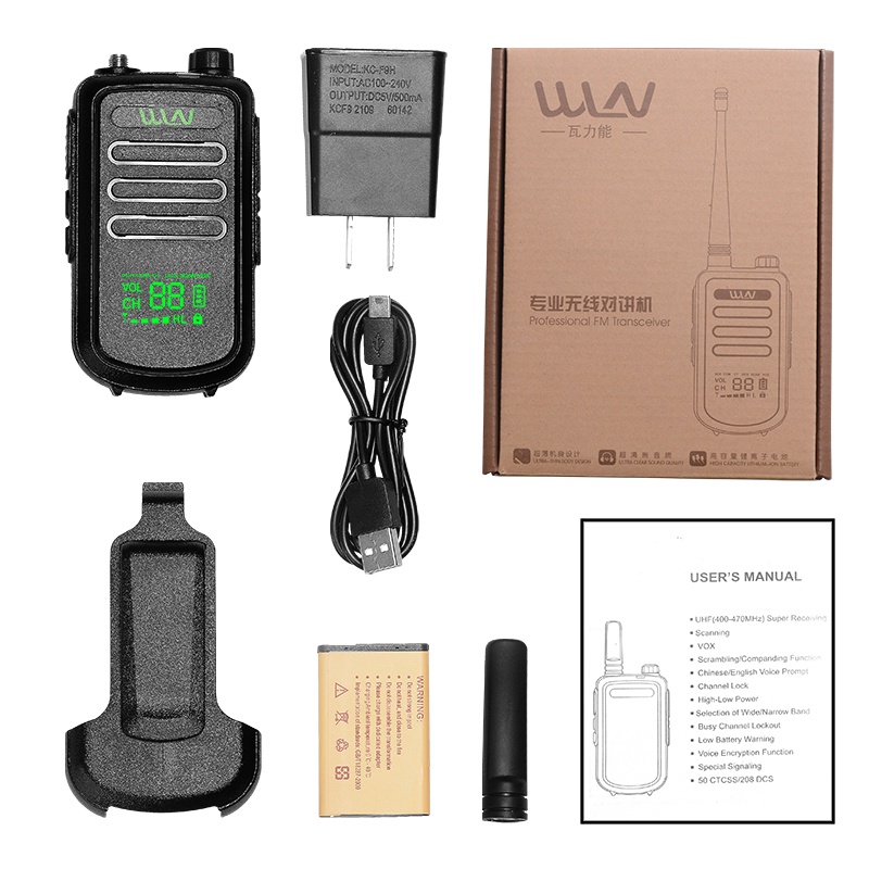 HT WLN KD-C100 Single Band 1 BOX isi 2 HT | 2 in 1 box  | H T WLN 1 Dus isi 2HT Walkie Talkie Handy Talky Walky Talky Handie talkie | Toko Radio Komunikasi