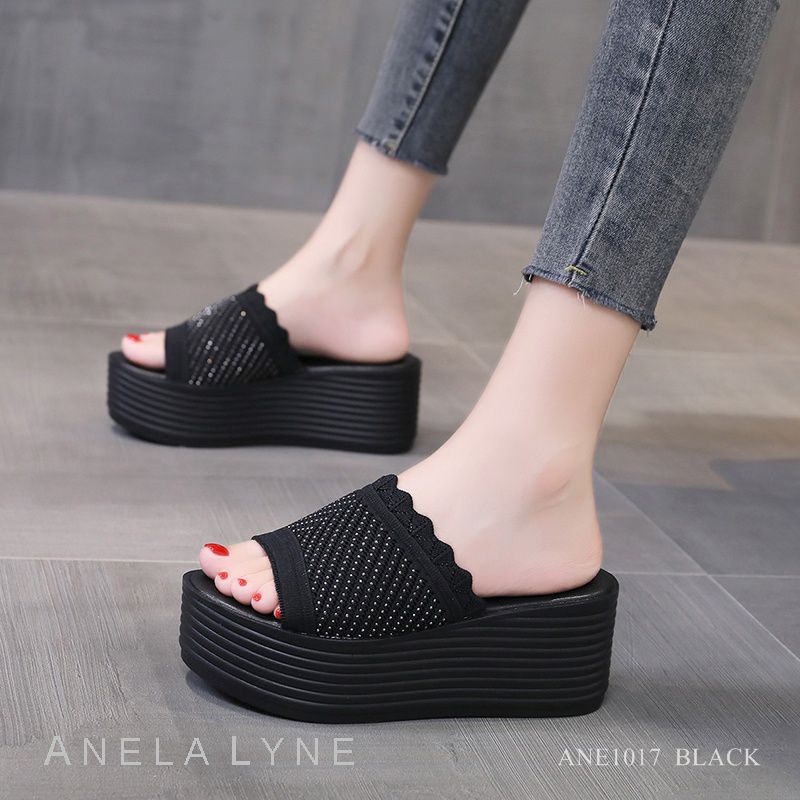 ANELA LYNE SANDAL SLOP WEDGES  DELOINA ANE1017 ORIGINAL