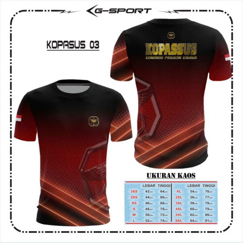 KOPASSUS 03 TSHIRT KOPASSUS ORI