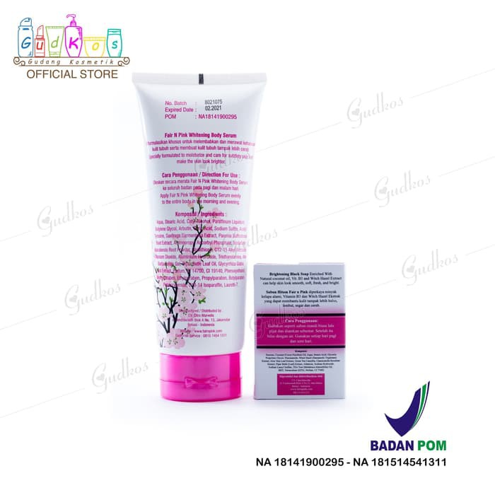 Perawatan Tubuh - Mandi & Perawatan Tubuh - Paket Perawatan & Perlengkapan Mandi - Paket Fair N Pink