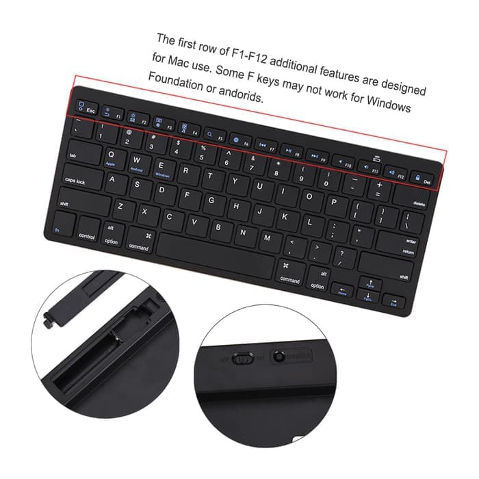 Keyboard numeric slim black