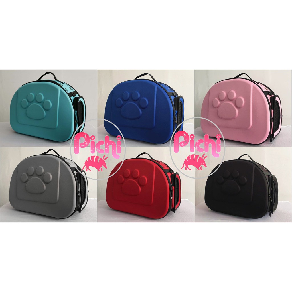 Big Size / Besar - Tas Kucing Anjing carrying Pet Cargo bahan EVA Bag PAWN STAMP Bags