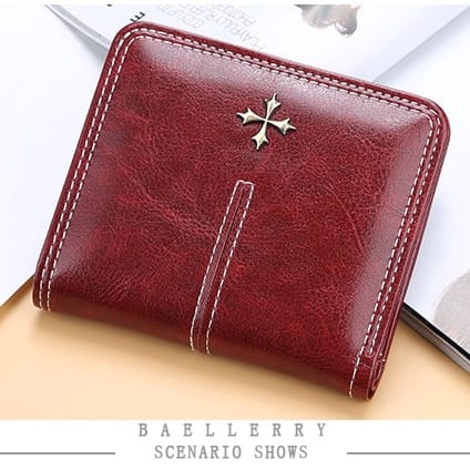 DOMPET LIPAT WANITA KECIL BAELLERRY ORIGINAL SIMPLE PENDEK SUBICA KOREA IMPORT MINI KARTU UANG RESLETING KOIN TIPIS REMAJA CEWEK KEKINIAN MURAH BRANDED PREMIUM BATAM ORI