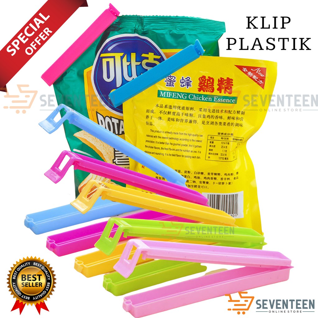 PENJEPIT KEMASAN MAKANAN RINGAN SERBAGUNA JEPITAN PLASTIK MULTIFUNGSI KLIP PLASTIK MAKANAN