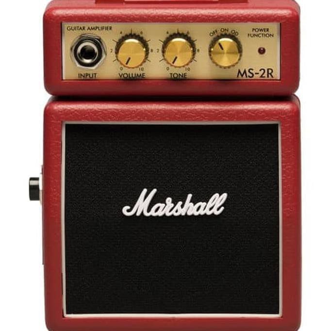 Sale Marshall Amp Ms2 Mini Amp Red Shopee Indonesia