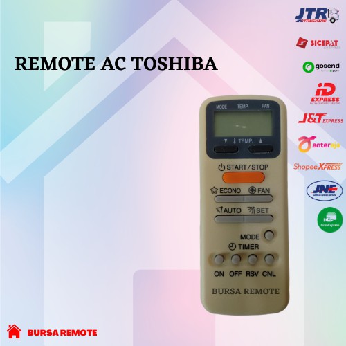 Remot / REMOTE AC TOSHIBA - ECERAN Dan GROSIR