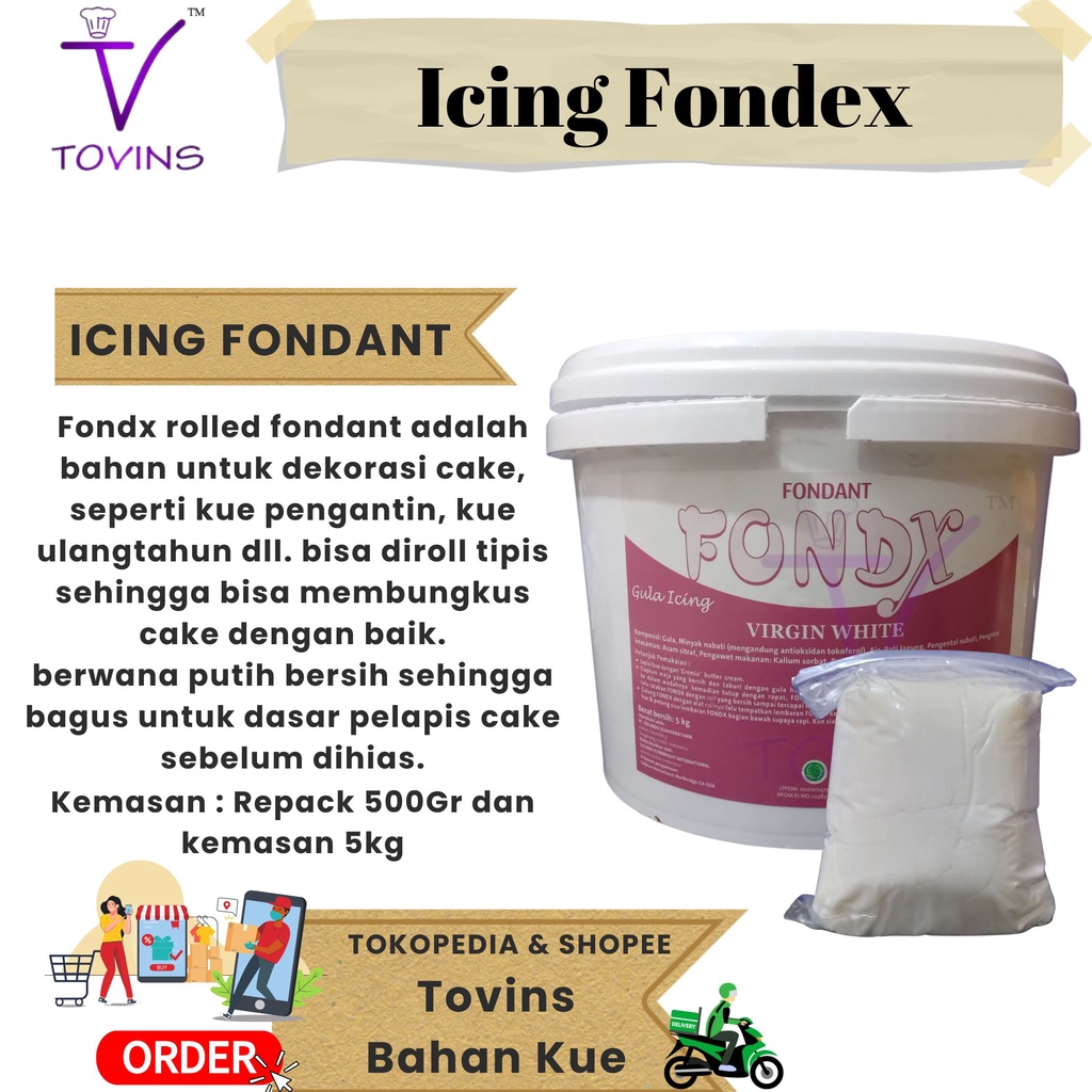 

Icing Fondant Fondex 500gr