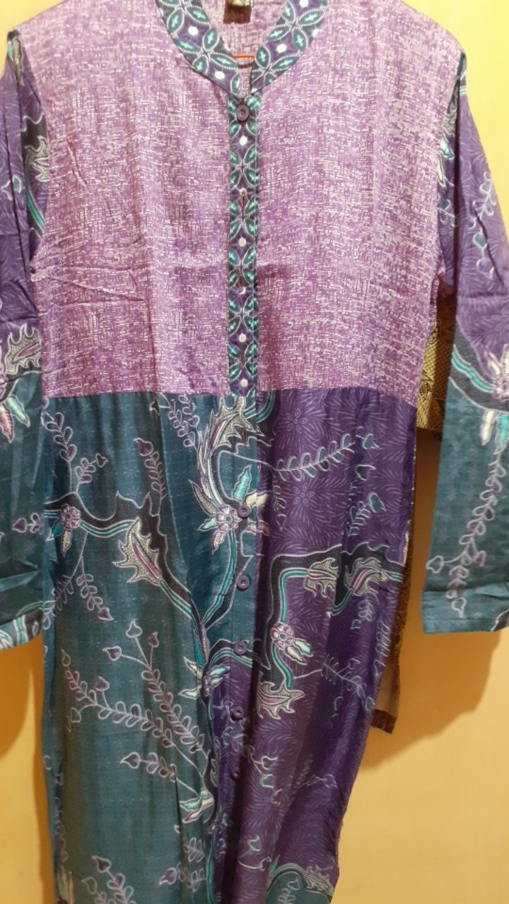 Gamis Batik Sarla Motif Ganggang Exclusive Faaro