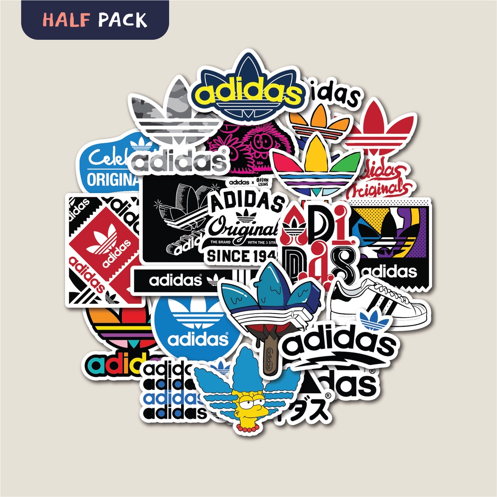 

STICKER PACK ADIDAS | STICKER TUMBLER | STIKER LAPTOP KOPER HELM