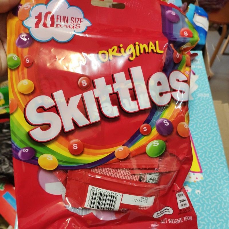 Skittles Fun Size isi 10 pack