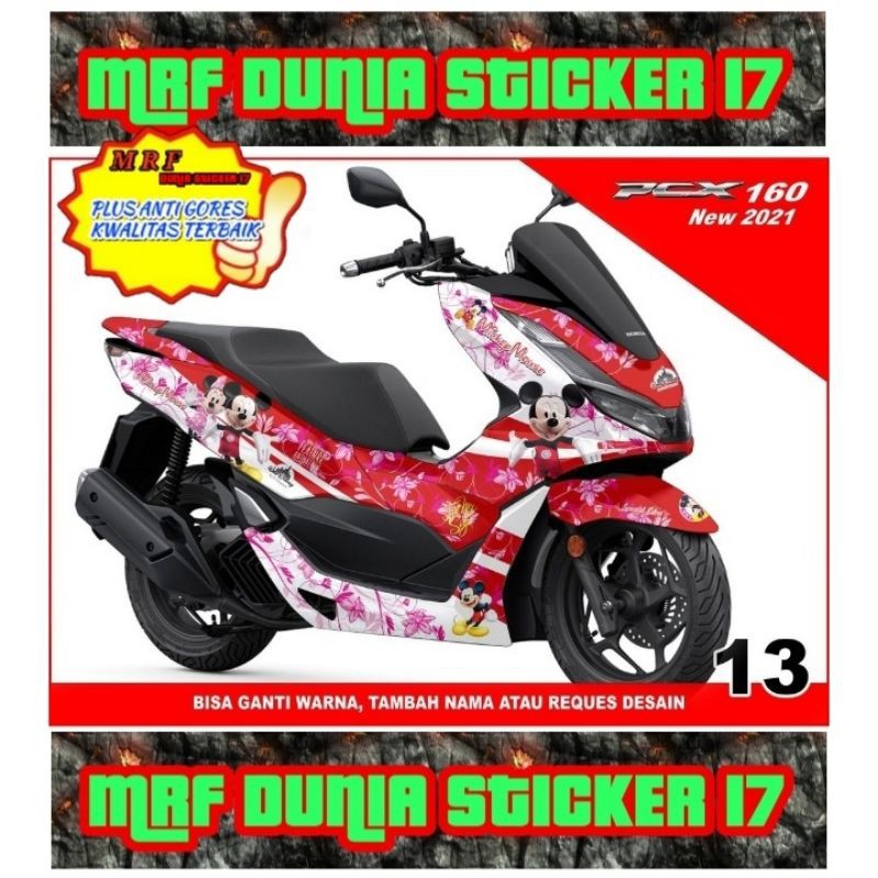 Sticker decal Honda PCX 160 Full Body decal Honda PCX 160 body Sticker Honda PCX 160 Full body 13