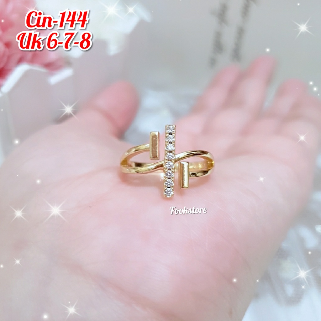 PROMO CINCIN WANITA XUPING GOLD MODEL KOREA