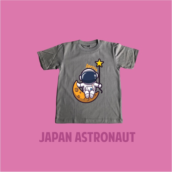 KAOS ANAK LORITZ JAPAN ASTRONAUT