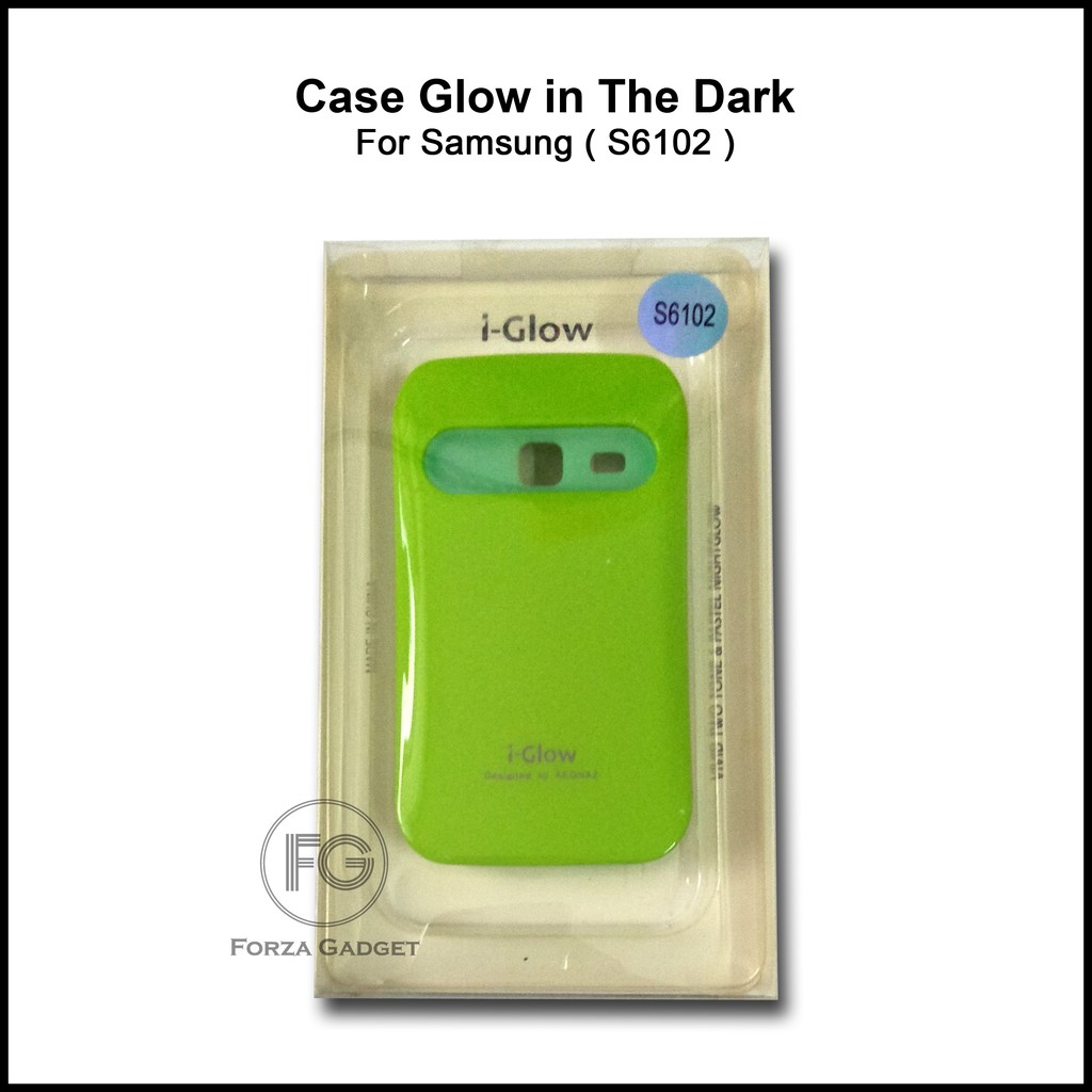 Case i-Glow for Samsung Galaxy Young Duos S6102 (Glow in The Dark)