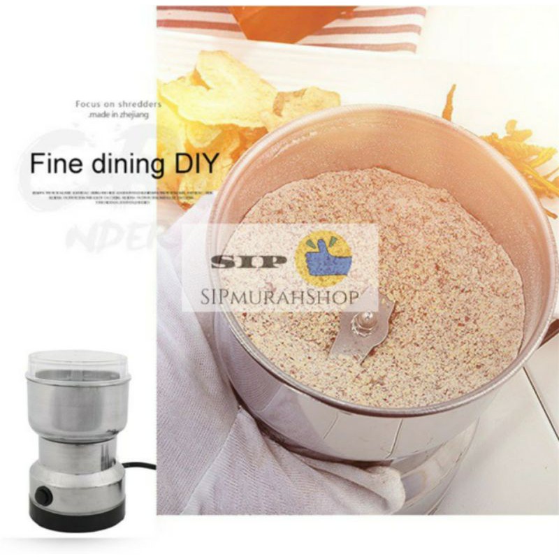 Penggiling Kopi Electric Coffee Grinder Blender Bumbu Dapur / Blender Alat  Penggiling Kopi Obat Biji Kacang Bumbu Dapur Electric / Blender Kopi Penghalus kopi Penghancur Kopi Merk Nima / BLENDER PORTABLE / BLENDER 150W PENGHALUS BUMBU GRINDER PENGHALUS
