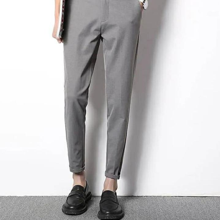 ((TERMURAH!!)) ANKLE PANTS CELANA ANKLE PANTS PANJANG PRIA CELANA ANKLE PANTS SLIM FIT CELANA SIRWAL