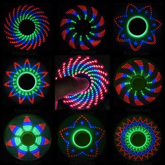Fidget Spinner Keramik - Fidget Spinner - Fidget Spinner Led Fidget Spinner Lampu Led Fidget Spinner