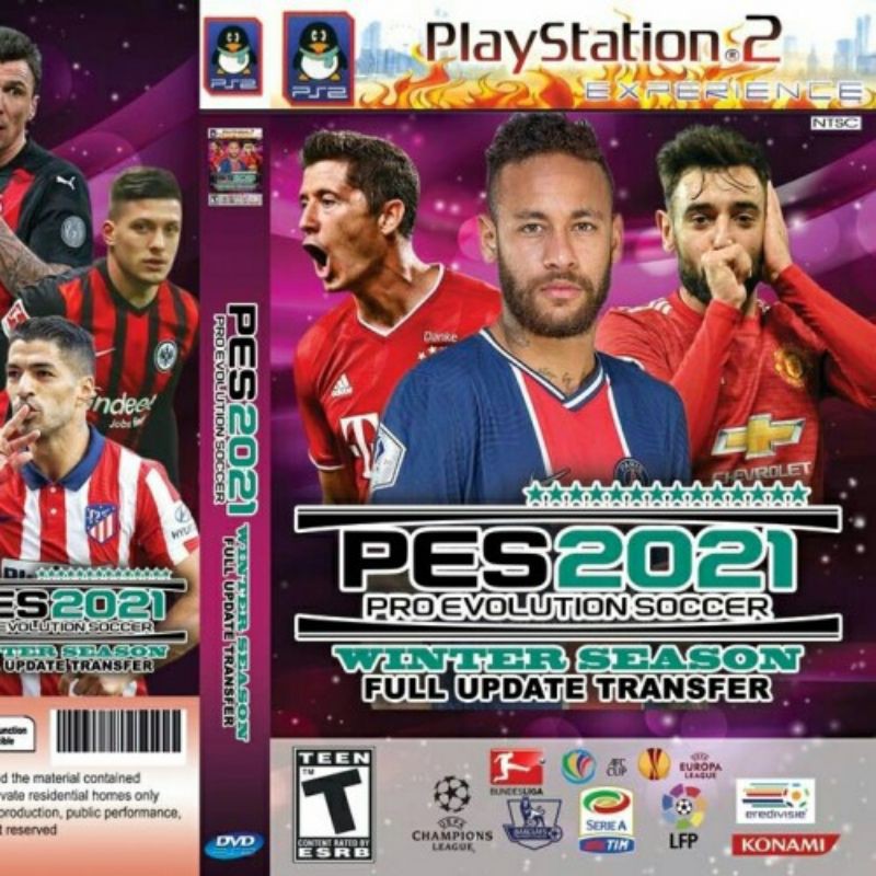 KASET  GAME PS 2 PES 2021 TERBARU-KASET PLAYSTATION PS2 GAME BOLA PES TERBARU 2021-GAME PS 2