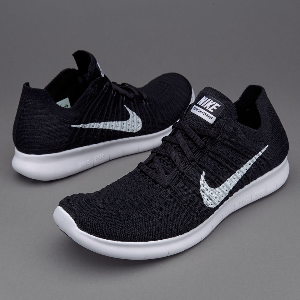 flyknit black and white