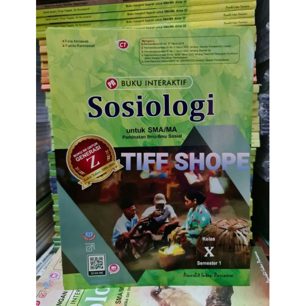 Buku lks pr interaktif sosiologi kelas X,10 semester 1 tahun 2022 kurikulum merdeka belajar intan pa