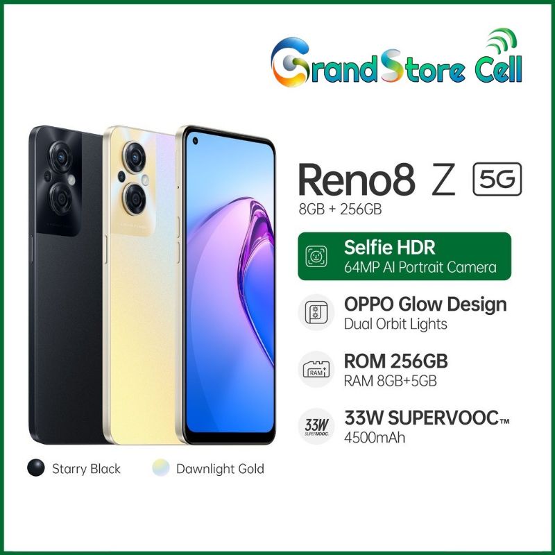 OPPO RENO8 4G / 5G 8/256 NFC | RENO 8 PRO 12/256 | RENO8Z | RENO 8Z 8/256 GARANSI RESMI OPPO