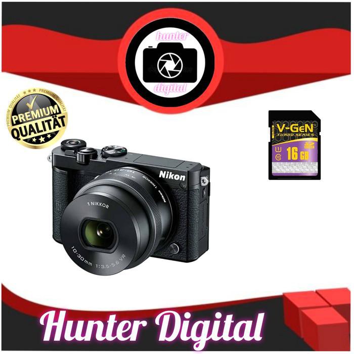 "KD" kamera nikon1 j5 dobble lens kit 10-30 + 30-110 (garansi resmi nikon)