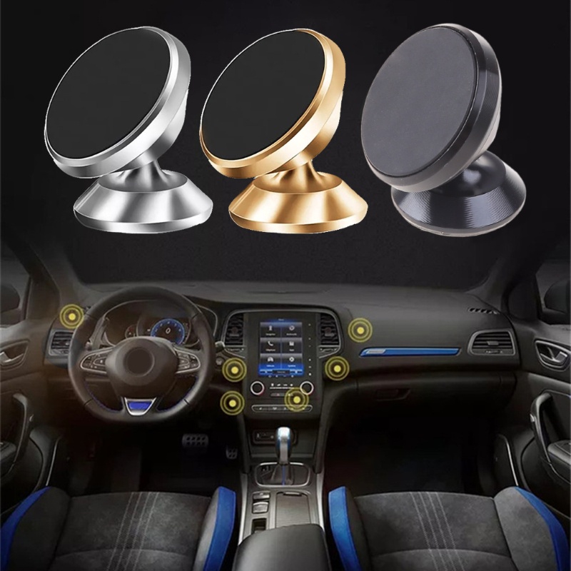 VIVI   Magnetic Phone Car Mount Holder Car Air Vent Magnet Cell Phone Holder for Car Strong Magnetic Car Phone Mount Metal