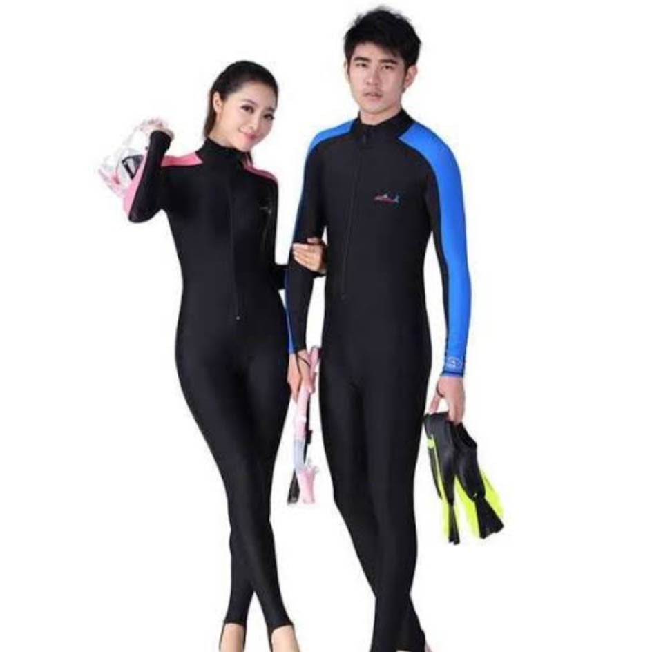 Baju Renang Dewasa Lengan Panjang - Diving Dewasa Unisex