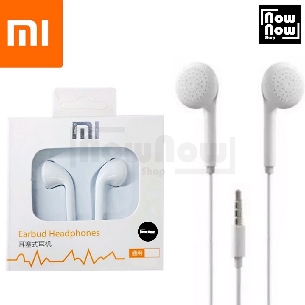 Headset Earphone Handsfree Xiaomi MH-133 XIAOMI Mi Redmi 1 2 2s 3 3s 3 Pro 3 Prime 4 4s 4x 5 5s 5A 6 6A 7 7A 8 8A 9 9A 9C 9T 10 10s 11 11s Note Earbud Stereo Handset Strong Bass