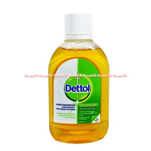 Dettol 245ml Anti Bakteri Antiseptik Disinfektan Cairan Anti Kuman Pembersih Badan Tubuh Detol 245 ml