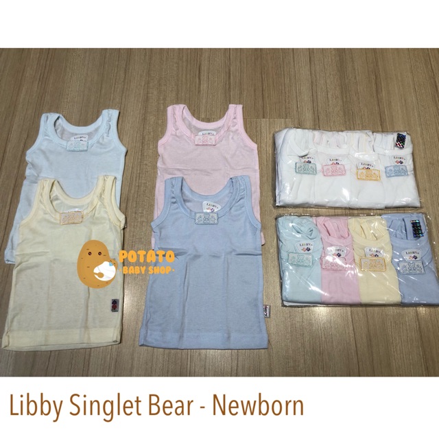 Libby Baby - SET 4pcs Singlet Bear Newborn