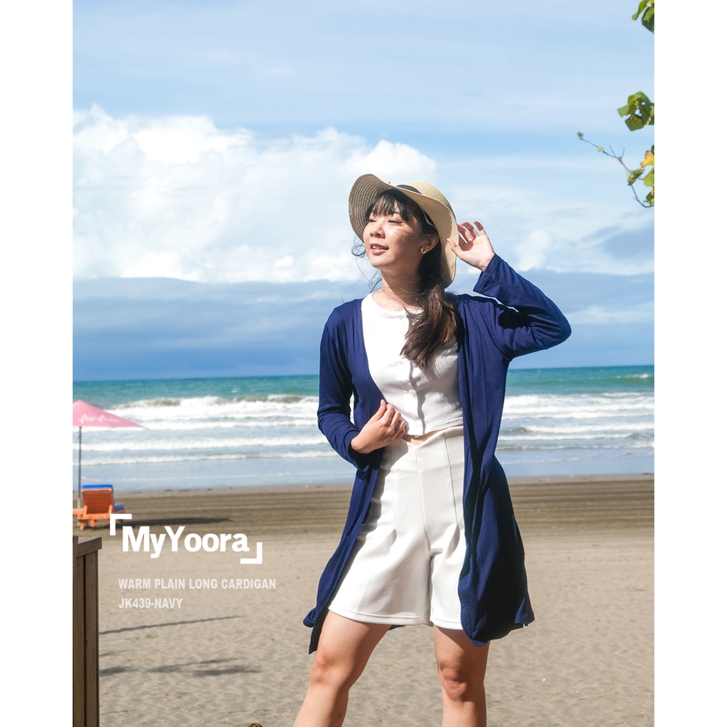 MyYoora Pocket Basic Cardigan Outer Wanita JK461/JK435/JK439-2
