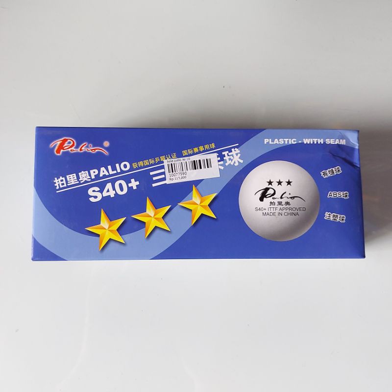 BOLA PINGPONG BOLA TENIS MEJA PALIO ISI 10 ORIGINAL