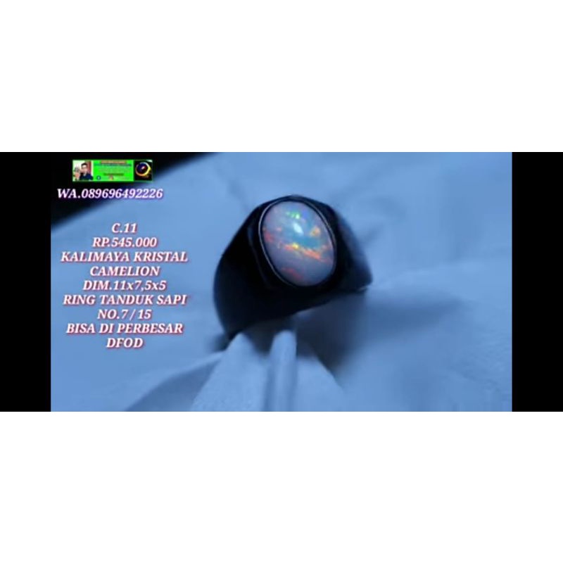 BATU KALIMAYA KRISTAL CAMELION ASLI BANTEN