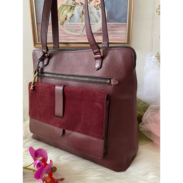 Kinley shopper Claret Red