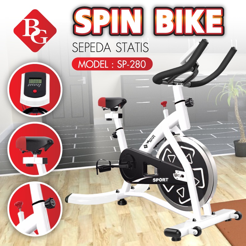 Jual Bg Sport Sepeda Statis Spin Bike Alat Olahraga Fitness Sp Shopee Indonesia