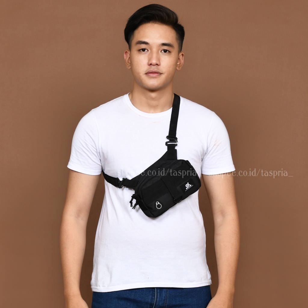 TAS SELEMPANG PRIA SIMPLE  SLINGBAG TERBARU