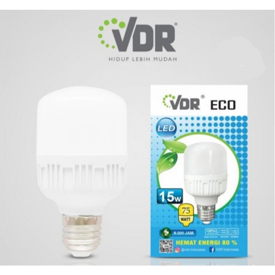 VDR Lampu LED 15 Watt Bohlam Kapsul 15 watt