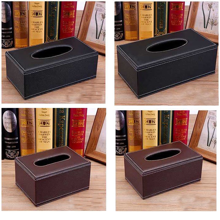 Kotak Tempat Tisu Premium Kulit Yanz Tissue Box