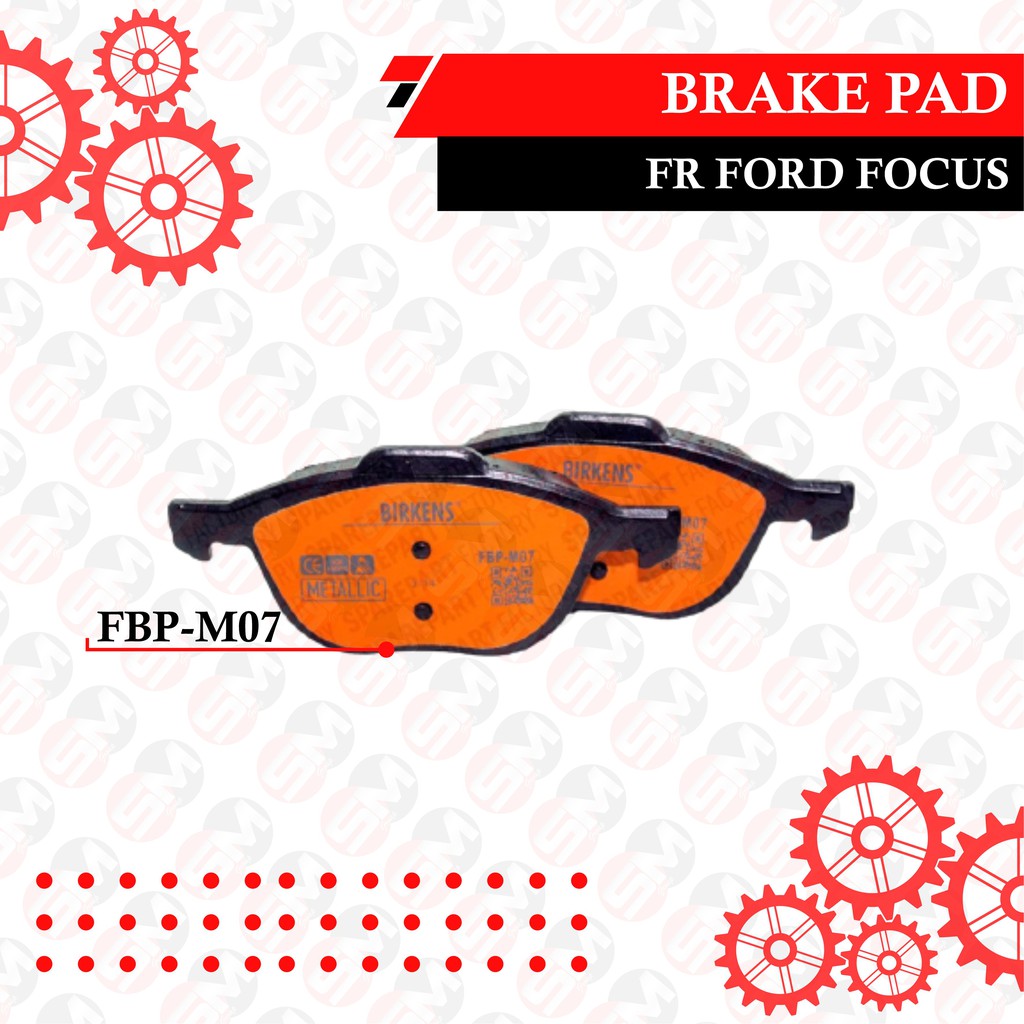 KAMPAS REM MOBIL/BRAKE PAD METALLIC/DISC PAD "FR FORD FOCUS"