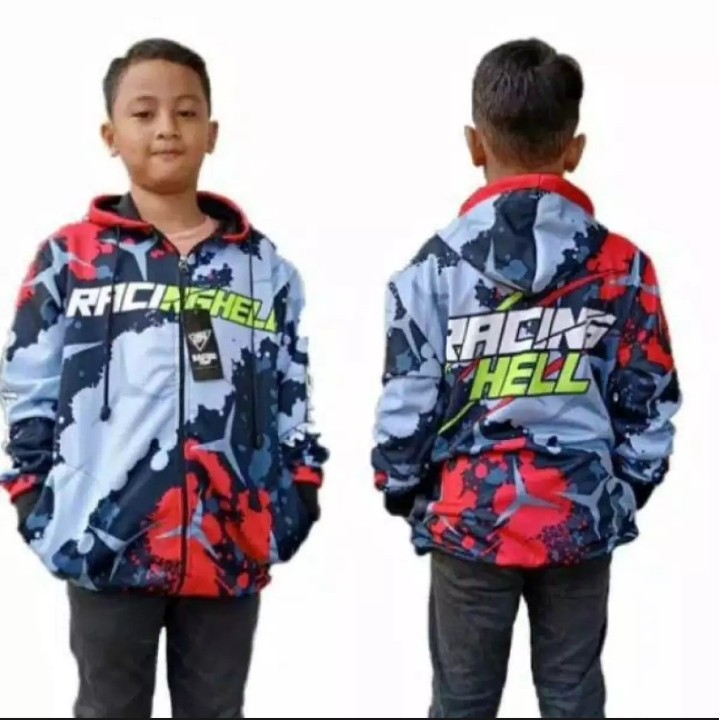 Terlaris Jaket Racing Anak Printing