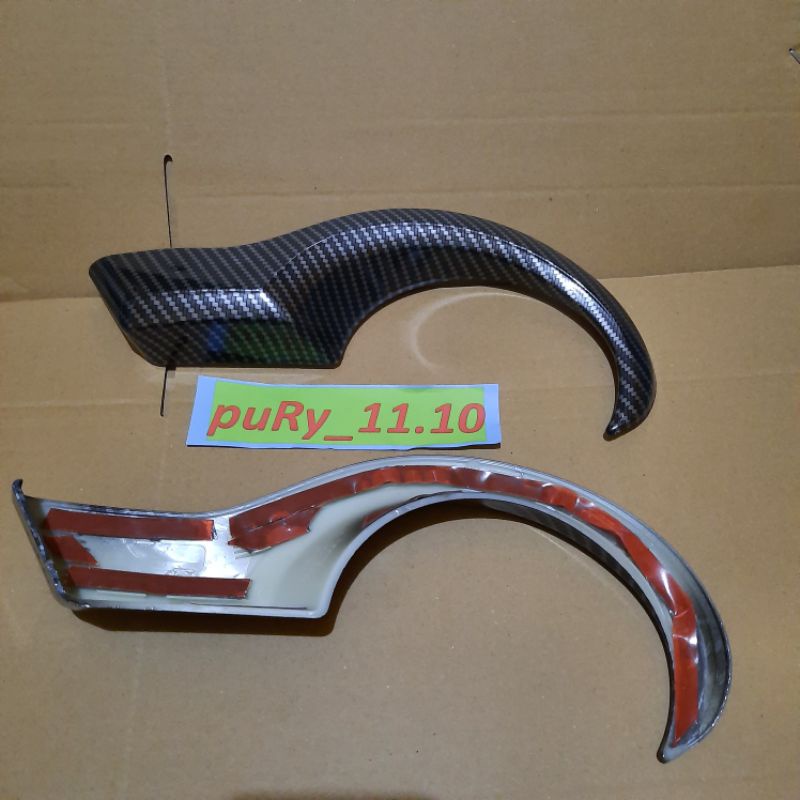 LIS LIST COVER RING FOGLAMP CARBON AVANZA VELOZ 2015 2016 2017 2018 ORIGINAL