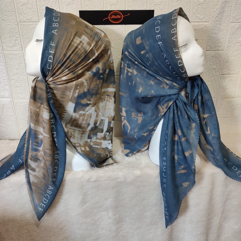 KOREA HIJAB VOAL MOTIF LC//JILBAB TERBARU MOTIF TERLARIS-10