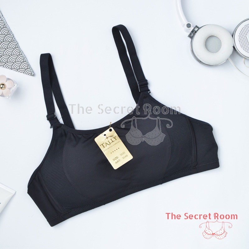 TALLY BRA BH KEMBEN 3046 / 8011 I CUP B BESAR | BUSA TIPIS I TANPA KAWAT I SIZE 34-38