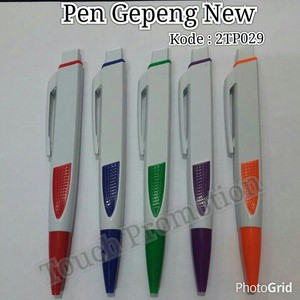 

Pulpen Promosi / Pulpen Gepeng New ( Kode : 2TP029 )