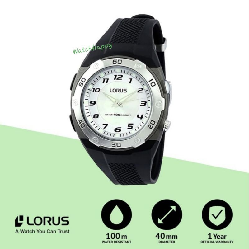 WatchHappy Lorus R2329DX9 Men Sport Analog Watch With Rubber Straps Original