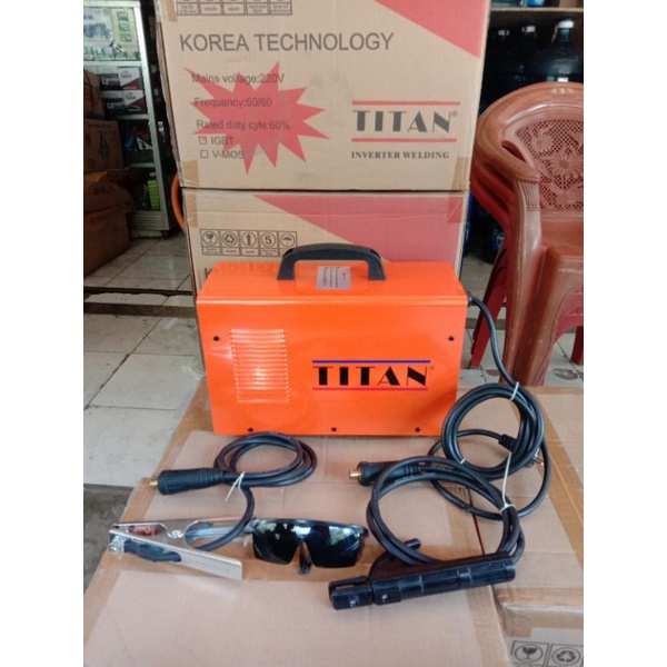 MESIN LAS/TRAPO 1300WATT TITAN MMA 160A MESIN LAS LISTRIK