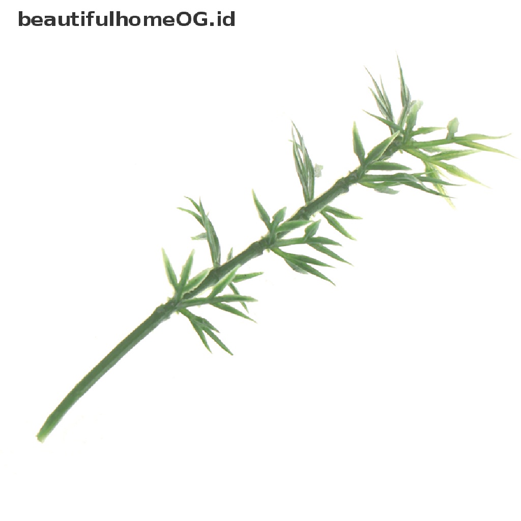 20 Pcs Miniatur Pohon Bambu Bahan Plastik Untuk Mainan