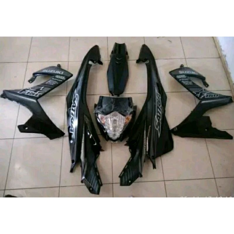 BODI BODY FULL SET KOMPLIT SUZUKI SATRIA FU 150 FACELIFT BONUS STRIPING