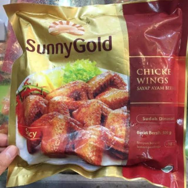 

Sunny Gold Chicken Wings 500gr / chicken wings / sayap ayam / ayam berbumbu